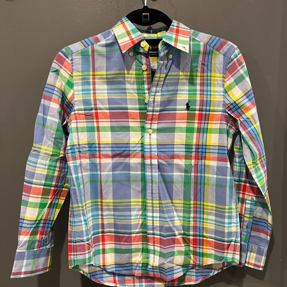 Polo Ralph Lauren Boys Button-Up Shirt Size M | Classic Fit